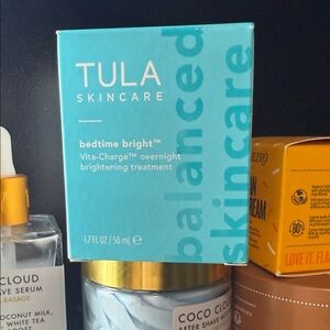 Tula Skincare Bedtime Bright Vita-Charge Overnight Brightening Treatment